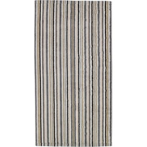 CAWÖ Life Style Streifen 7048 Duschtuch 70 x 140 cm kiesel