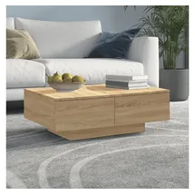 vidaXL Couchtisch Sonoma-Eiche Braun 90 x 60 x 31 cm