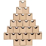 Décopatch Adventskalender Tannenbaumform 5x30x35 cm HD095C
