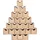 Décopatch Adventskalender Tannenbaumform 5x30x35 cm HD095C