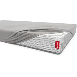 Bett1.de Spannbettlaken Jersey 60 x 120 cm Silber