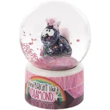 NICI 47656 Schüttelkugel Schneekugel Einhorn Diamond Dust Shine Bright, Pink