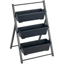 Maximex Vertikales Hochbeet 56,5 x 85 x 61 cm Schwarz