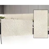 5x Wandpaneelen, Marmoroptik – Hochwertige PVC Wandverkleidung | 120x60 cm | 2,5 mm dick | Wasser- & UV-beständig | Feuchtigkeitsresistent | Alternative zu Fliesen & Marmor | DIY-Montage (Beige 01)