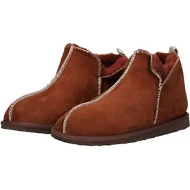 SHEPHERD Pantoffeln Braun/Rot 50