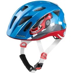 Alpina Ximo Flash Fahrradhelm Kinder mit Licht red car- Gr. 47-51cm