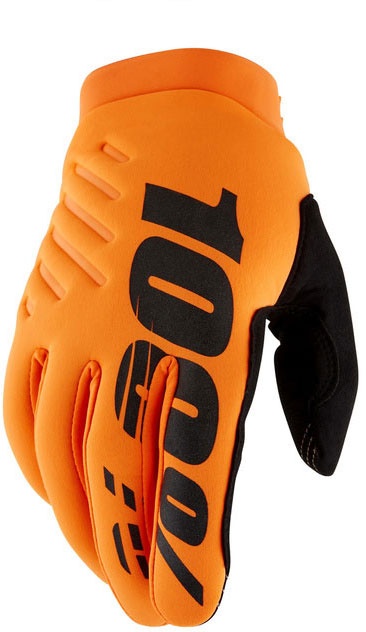 100 Percent Brisker, Handschuhe - Orange/Schwarz - XL