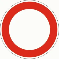 Verkehrszeichen 250 Verbot für Fahrzeuge aller Art RA2