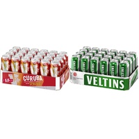 Veltins V+ Curuba Biermischgetränk, EINWEG (24 x 0.5 l Dose) & VELTINS Pilsener, EINWEG (24 x 0.5 l Dose)