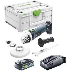 Festool AGC 18-125 EB-Basic inkl. 1 x 4,0 Ah + Schnellladegerät + Systainer