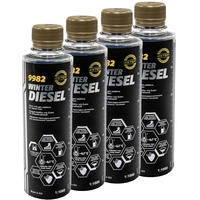 Winter Diesel Kraftstoff Additiv Fließverbesserer Mannol 9983 4 X 250 ml