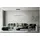 Fabas Luce Sinuo 2-flg. 36W 60 cm rechteckig schwarz