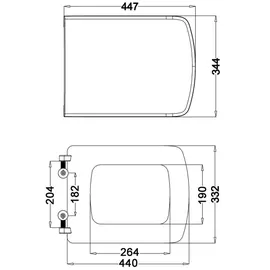 Isvea Purity WC-Sitz Soft Close Weiß