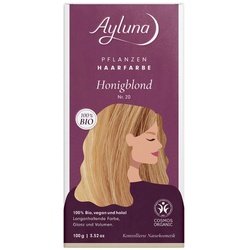 Ayluna Naturkosmetik Haarfarbe - Nr.20 Honigblond Pflanzenhaarfarbe 100 g 