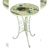 Gravidus 2er Set Beistelltisch Gartentisch Metalltisch Balkon