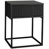 Livetastic Nachtschrank Marle 40 x 52 x 38,5 cm Graphit