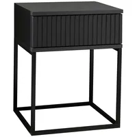 Livetastic Nachtschrank Marle 40 x 52 x 38,5 cm Graphit