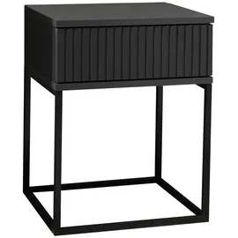Livetastic Nachtschrank Marle 40 x 52 x 38,5 cm Graphit