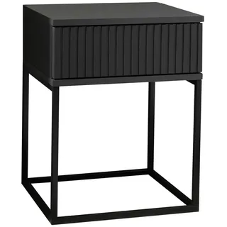 Livetastic Nachtschrank Marle 40 x 52 x 38,5 cm Graphit