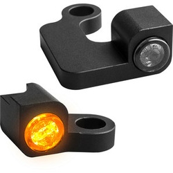 HeinzBikes Nano Led Armaturen-Blinker für H+D-Modelle, in schwarz oder chrom
