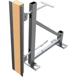 Schake Abschalstütze Neigbar Kantholz Silber