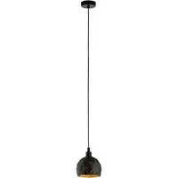 EGLO ROCCAFORTE Hängeleuchte Schwarz, Gold,