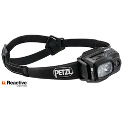 Petzl SWIFT RL, Stirnband-Taschenlampe, Schwarz, Weiß, Tasten, IPX4, Akkustand,