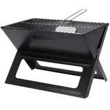 Klappbarer Grill schwarz