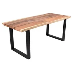 Garden Pleasure Gartentisch TAWAN natur rechteckig 80,0 x 180,0 x 77,0 cm