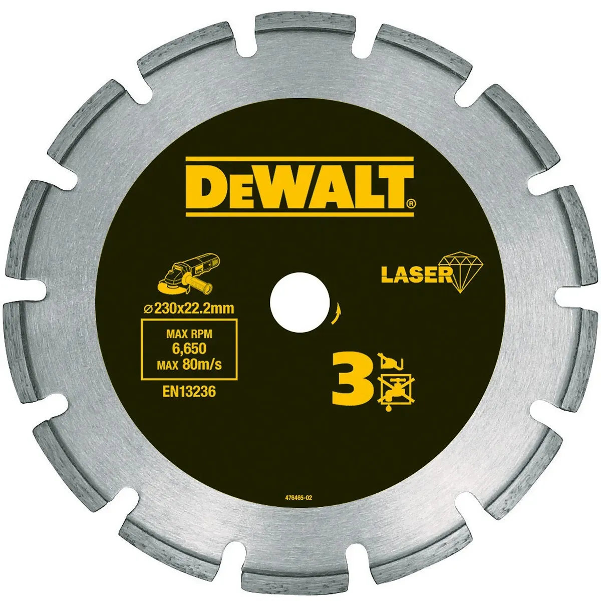 Preisvergleich Produktbild DEWALT Diamanttrennscheibe LaserHP3 230mm - DT3763-XJ