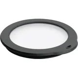 Weis Frischhaltedeckel, Glas-Silikon, Schwarz (Transparent)
