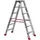 Euroline Alu-Stufenstehleiter 2 x 6 Stufen (3057706)