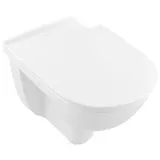 Villeroy & Boch Villeroy und Boch Vicare Universal Wand-WC-Combi-Pack 46957601 Tiefspüler, wandhängend, Abgang waagerecht