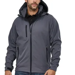 Softshelljacke "SAFARI" - XL - grau