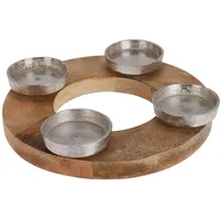 Home&styling collection Home Styling Collection Teelichthalter braun & Gr.: