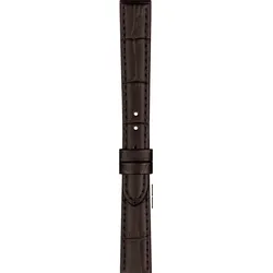Tissot - Leder Tissot Tradition Lederband Braun 14/12mm, Ohne Schnalle T610044463 - alligator-prägung,braun,rind