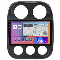 Android 12 Autoradio für Jeep Compass 2009-2015 9 Zoll Touchscreen Autoradio, Mit Bluetooth Navi GPS WiFi Fm USB SWC, Car Multimedia Player