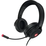 Cherry HC 2.2 Gaming-Headset Kabelgebundene USB-Kopfhörer mit Ersatz-Ohrpolster - Schwarz