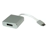 Roline USB-C zu DisplayPort Adapter 0,10 m Silber