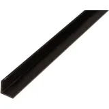 GAH Alberts Winkelprof. gl.schenk., ungelocht L2000x B20x H20x S1, 5mm Kunststoff schwarz