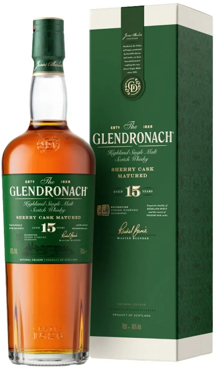 Glendronach 15 Jahre - Sherry Cask Matured - Neue Ausstattung -...