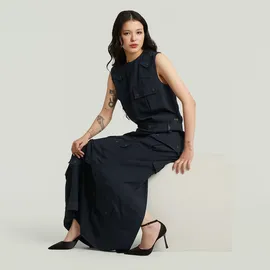 G-Star Langes Pocket-Kleid Blau M