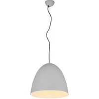 Trio Reality Pendelleuchte Tilda 1-flammig Grau Ø 40 cm