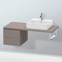 Duravit L-Cube Seitenschrank, 2 Auszüge, LC583604343,