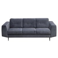 MOEBLO Sofa Treviso, Sofa ohne Schlaffunktion, Modernes Sofa, Kleines Sofa,Sofa im Wohnzimmer Sofa 3-Sitzer, (BxHxT):230x91x85 cm grau