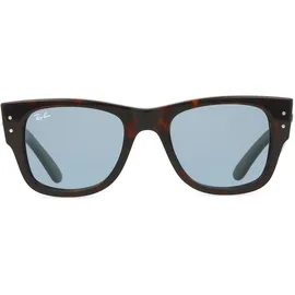 Ray-Ban RB0840S Unisex-Sonnenbrille Vollrand Quadratisch Kunststoff-Gestell, Havanna