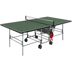 Sponeta Tischtennisplatte Outdoor S3-46e (5mm Melaminharzplatte, wetterfest, inkl. Netz) grün