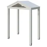 SKANHOLZ Vordach Sassnitz 205 x 127 cm weiß