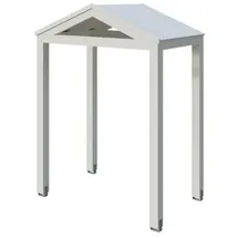 SKANHOLZ Vordach Sassnitz 205 x 127 cm weiß