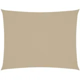 vidaXL Sonnensegel Oxford-Gewebe Rechteckig 3x6 m Beige
